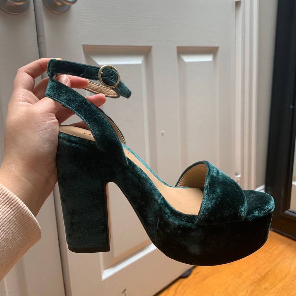M. Gemi Velvet Heels